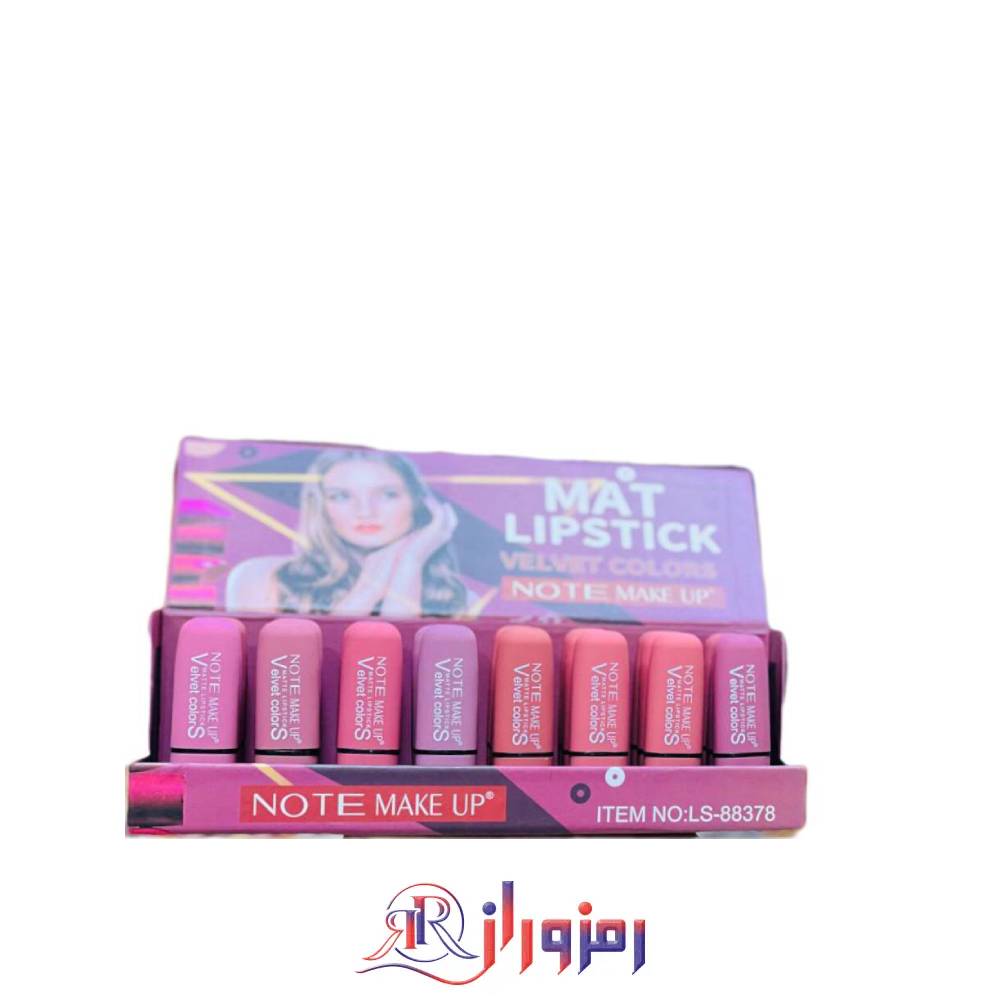 رژلب جامد نوت note مدل 88378 پک 12 عددی،خرید و قیمت رژلب جامد نوت note مدل 88378 پک 12 عددی